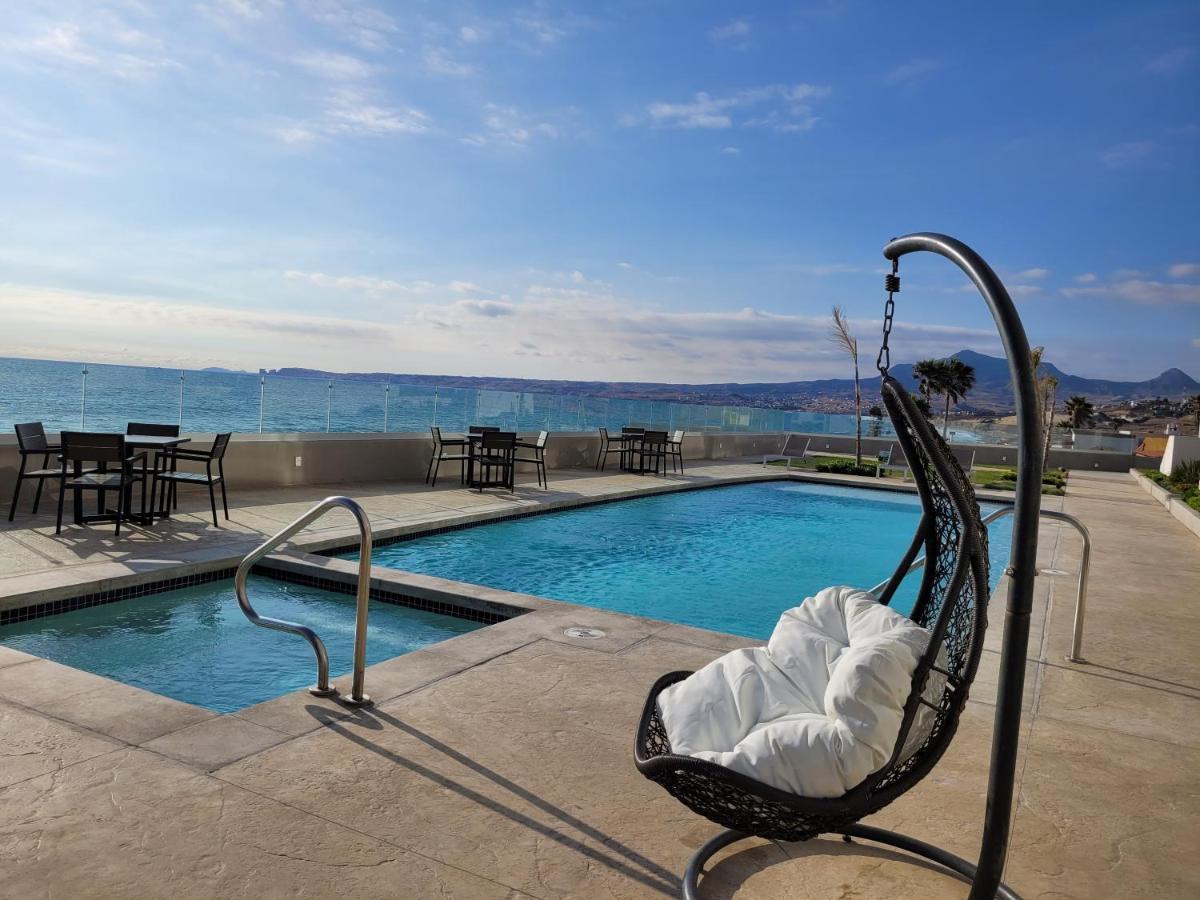 Seafront Condo Pool And Jacuzzi Росарито Экстерьер фото